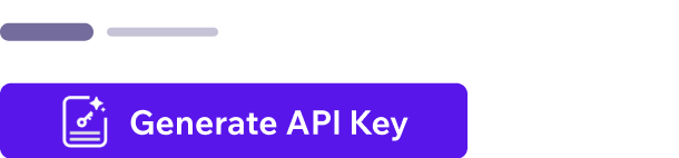 Generate an APl Key